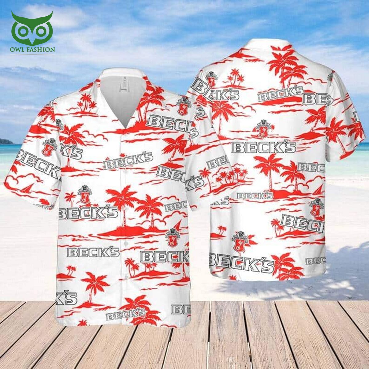 Beck's Beer Hawaiian Beach Gift For Friend - Adult & Kids T-Shirts, Sweatshirts & Hoodies apparel design preview 1