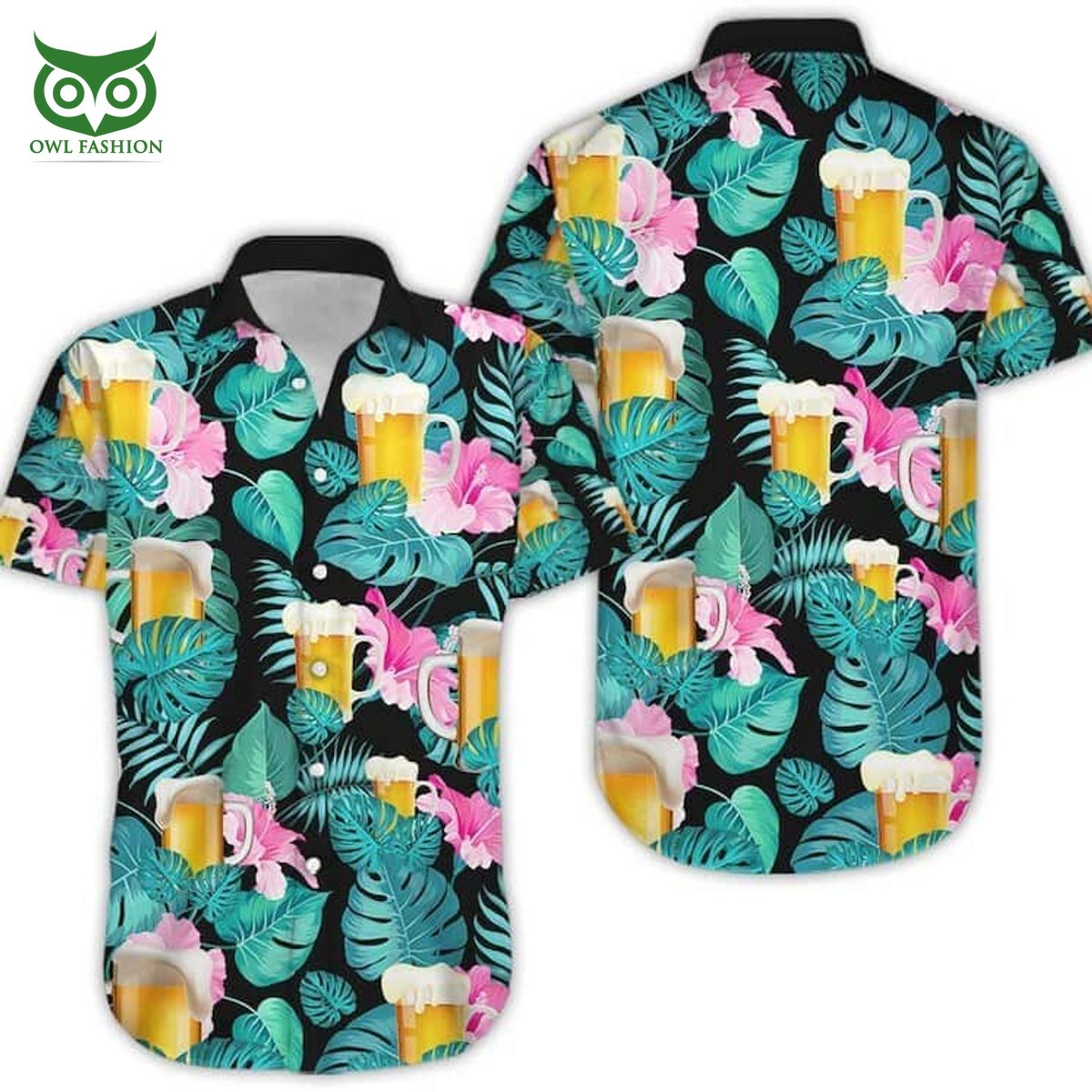 Beer Hawaiian Birthday Gift For Beach Lovers - Adult & Kids T-Shirts, Sweatshirts & Hoodies apparel design preview 1