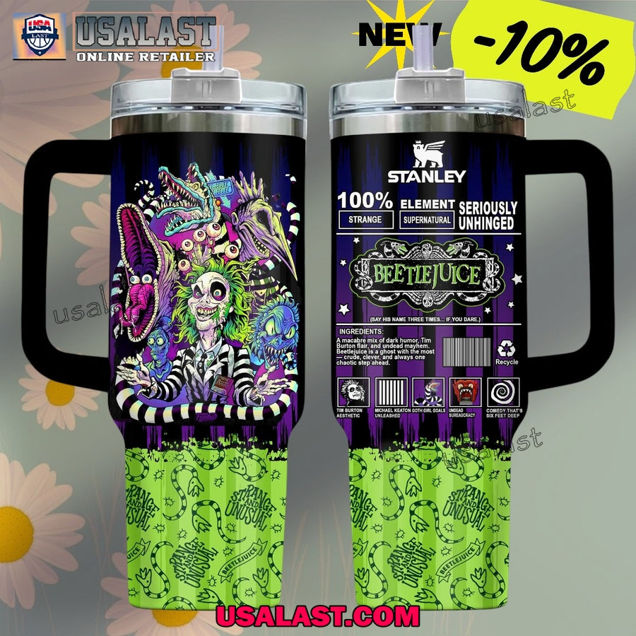Beetlejuice Limited Edition 40oz Tumbler - Adult & Kids T-Shirts, Sweatshirts & Hoodies apparel design preview 1