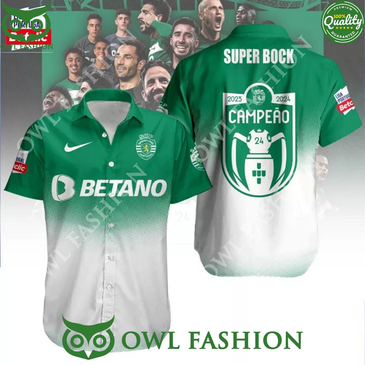 Betano Super Bock Campeao 2023 2024 hawaiian - Adult & Kids T-Shirts, Sweatshirts & Hoodies apparel design preview 1