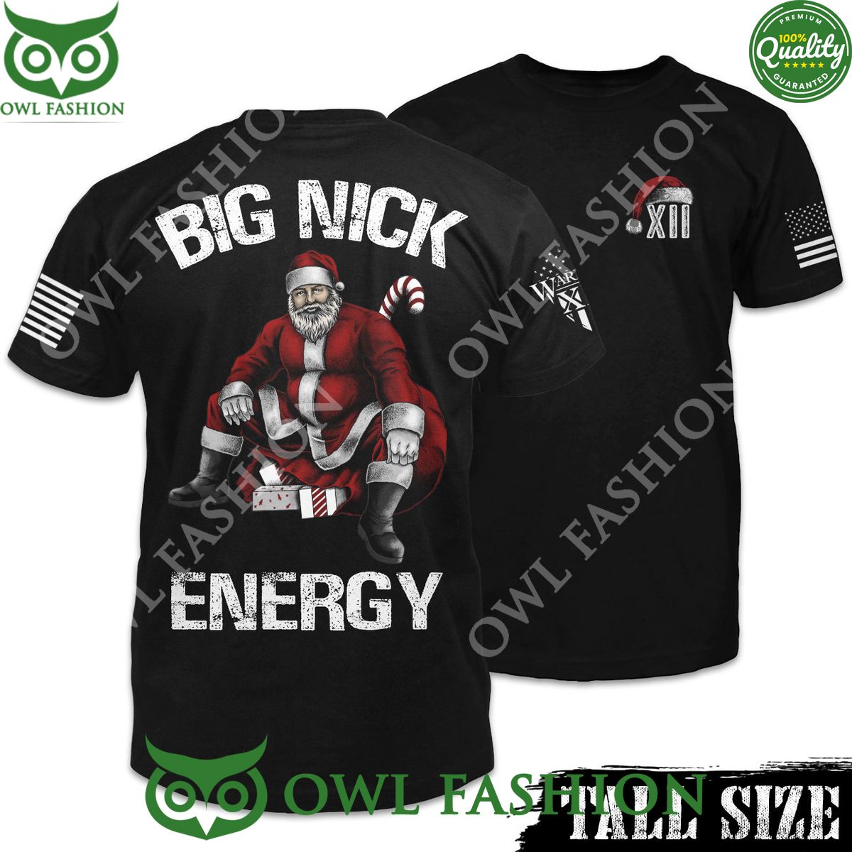 BIG NICK ENERGY XII CHRISTMAS - Adult & Kids T-Shirts, Sweatshirts & Hoodies apparel design preview 1