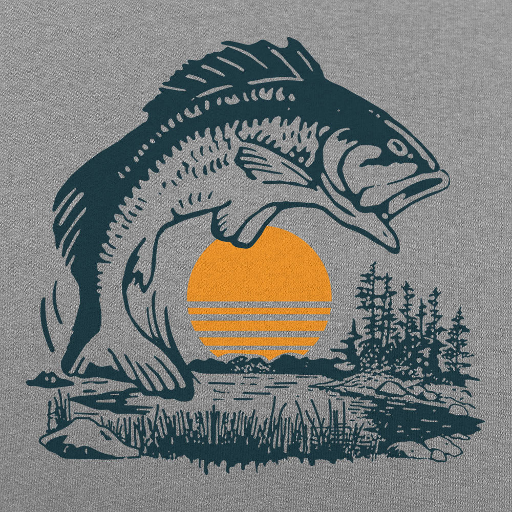 Big Bass - Adult & Kids T-Shirts, Sweatshirts & Hoodies apparel design preview 1