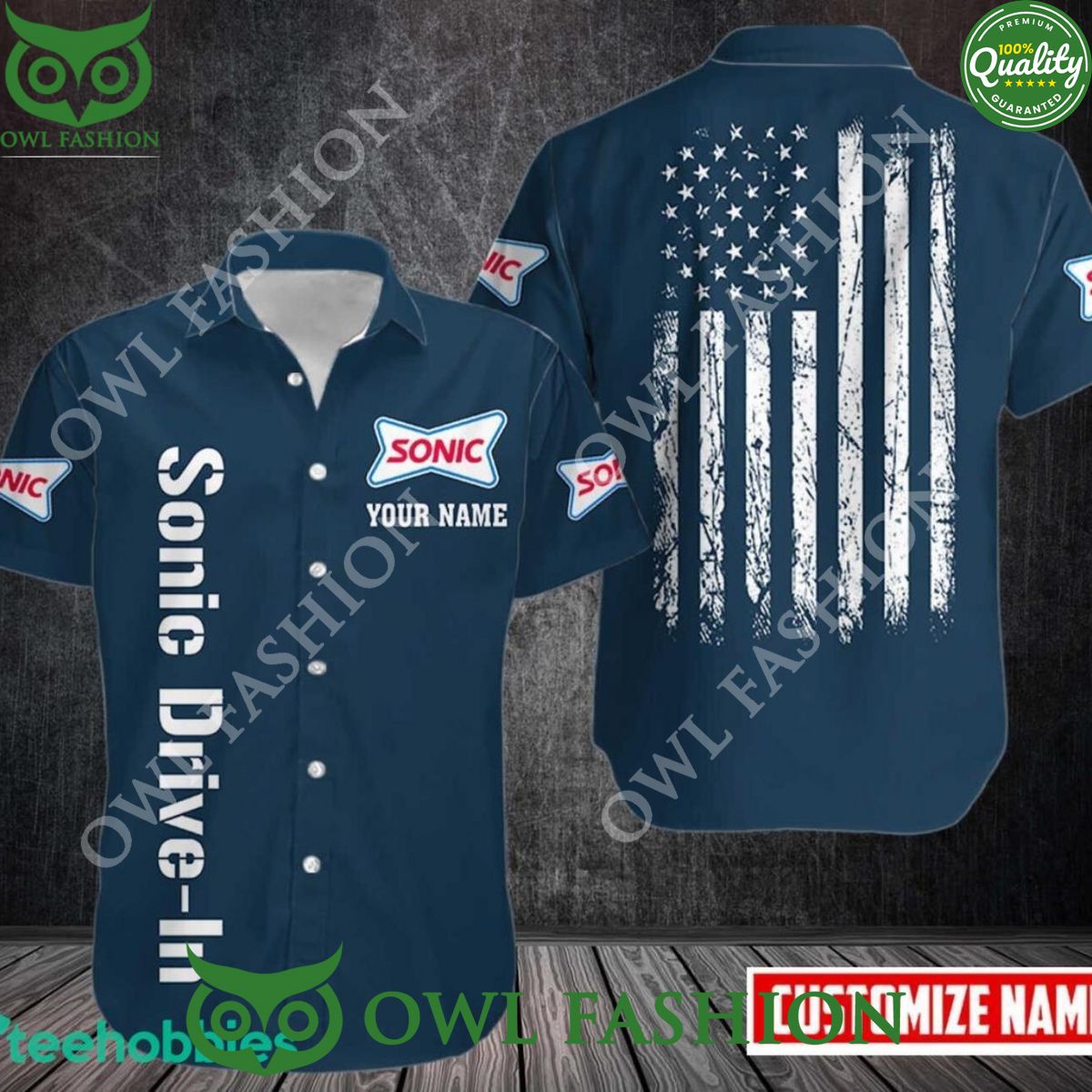 Sonic Drive-In Custom Name Aloha Limited Hawaii - Adult & Kids T-Shirts, Sweatshirts & Hoodies apparel design preview 1