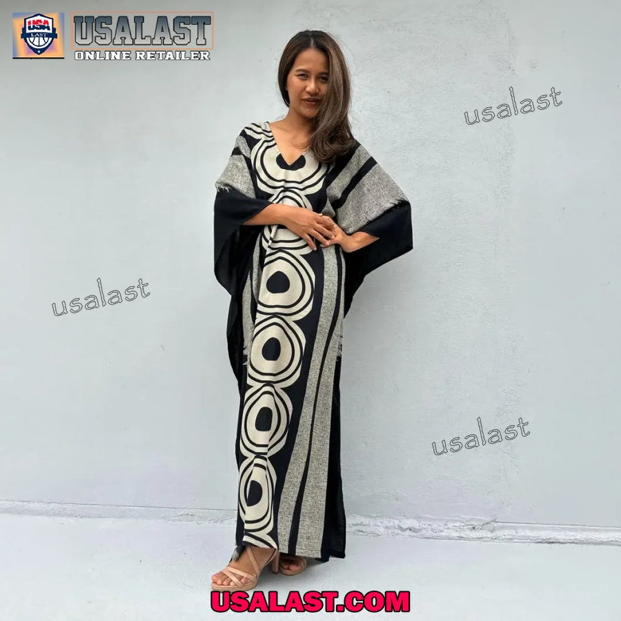 Black Caftan, Resort Wear, Plus Size Kaftan, For - Adult & Kids T-Shirts, Sweatshirts & Hoodies apparel design preview 1