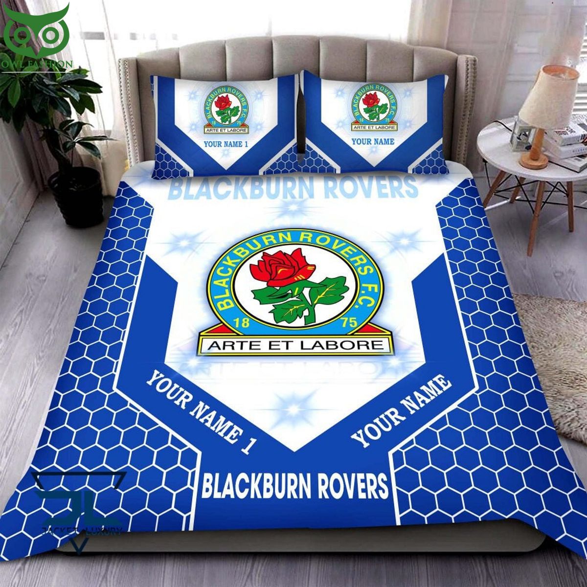 Blackburn Rovers EFL Champion Customized Bedding Set - Adult & Kids T-Shirts, Sweatshirts & Hoodies apparel design preview 1