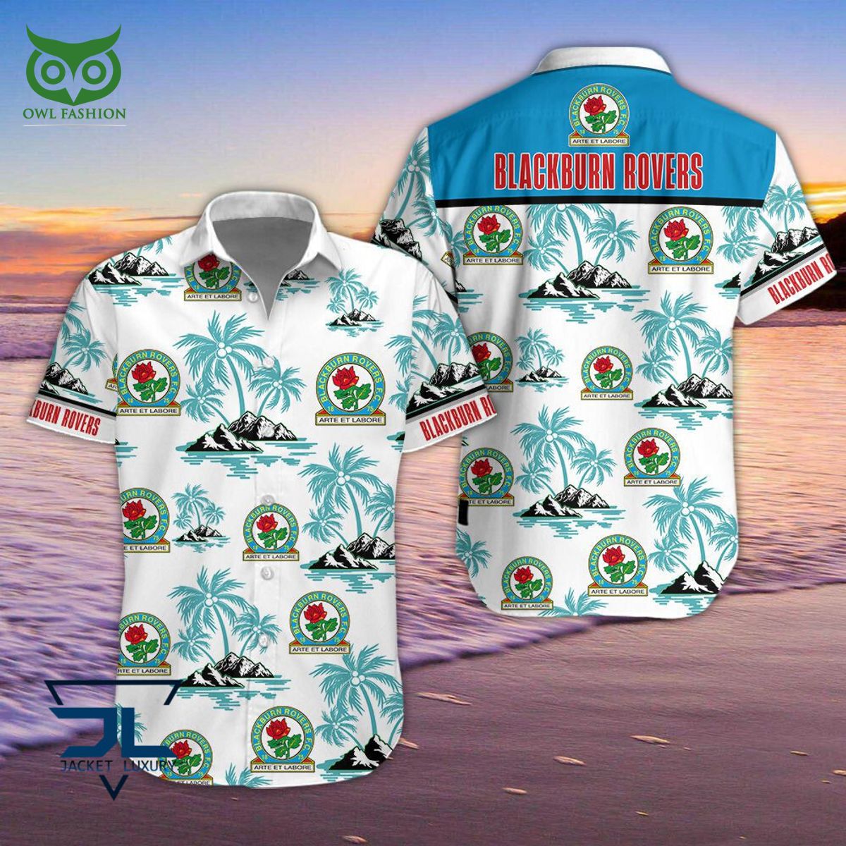 Blackburn Rovers Premier League Championship Hawaiian - Adult & Kids T-Shirts, Sweatshirts & Hoodies apparel design preview 1