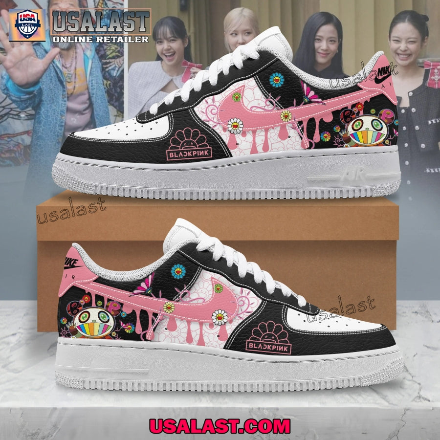 Blackpink Takashi Murakami Air Force Shoes - Adult & Kids T-Shirts, Sweatshirts & Hoodies apparel design preview 1