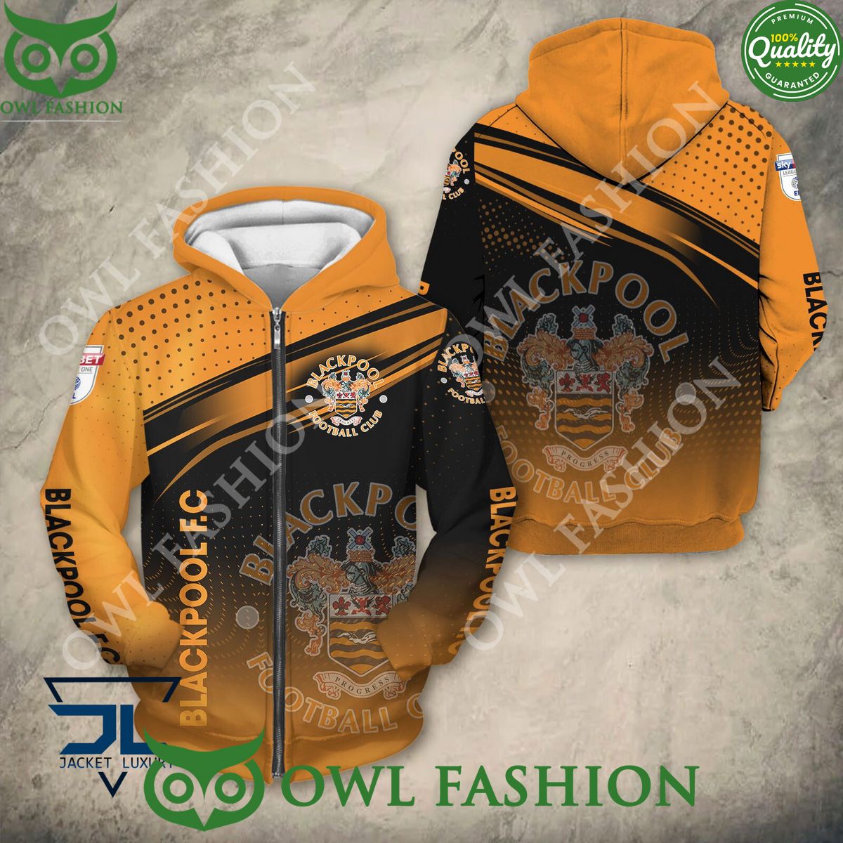 Blackpool F.C EFL New Design Limited 3D - Adult & Kids T-Shirts, Sweatshirts & Hoodies apparel design preview 1