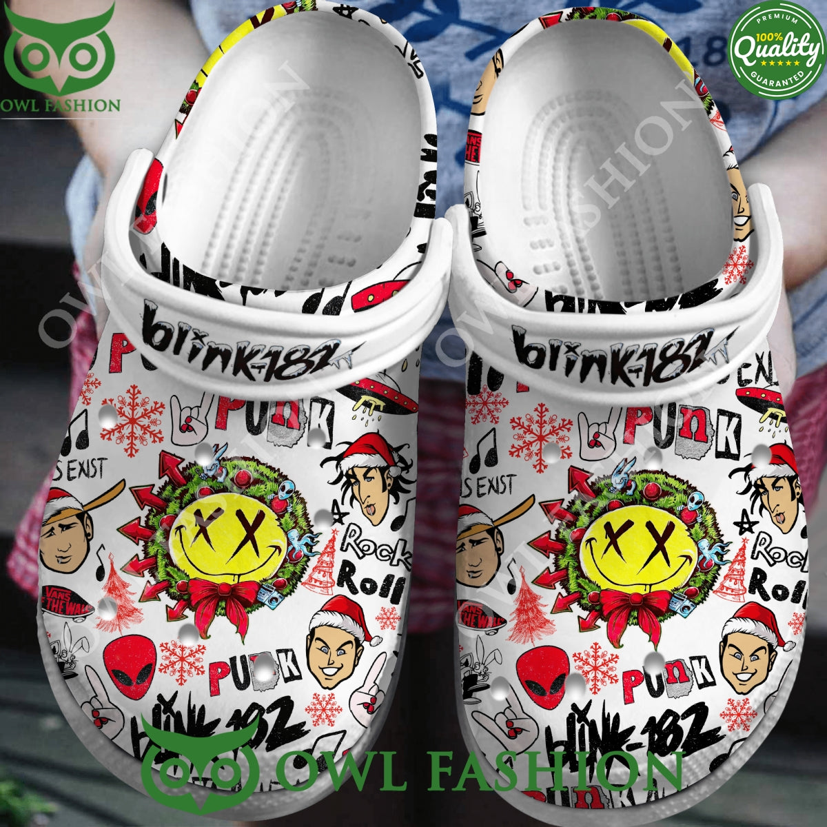 Blink Rock and Roll Punk all the small things Crocs - Adult & Kids T-Shirts, Sweatshirts & Hoodies apparel design preview 1