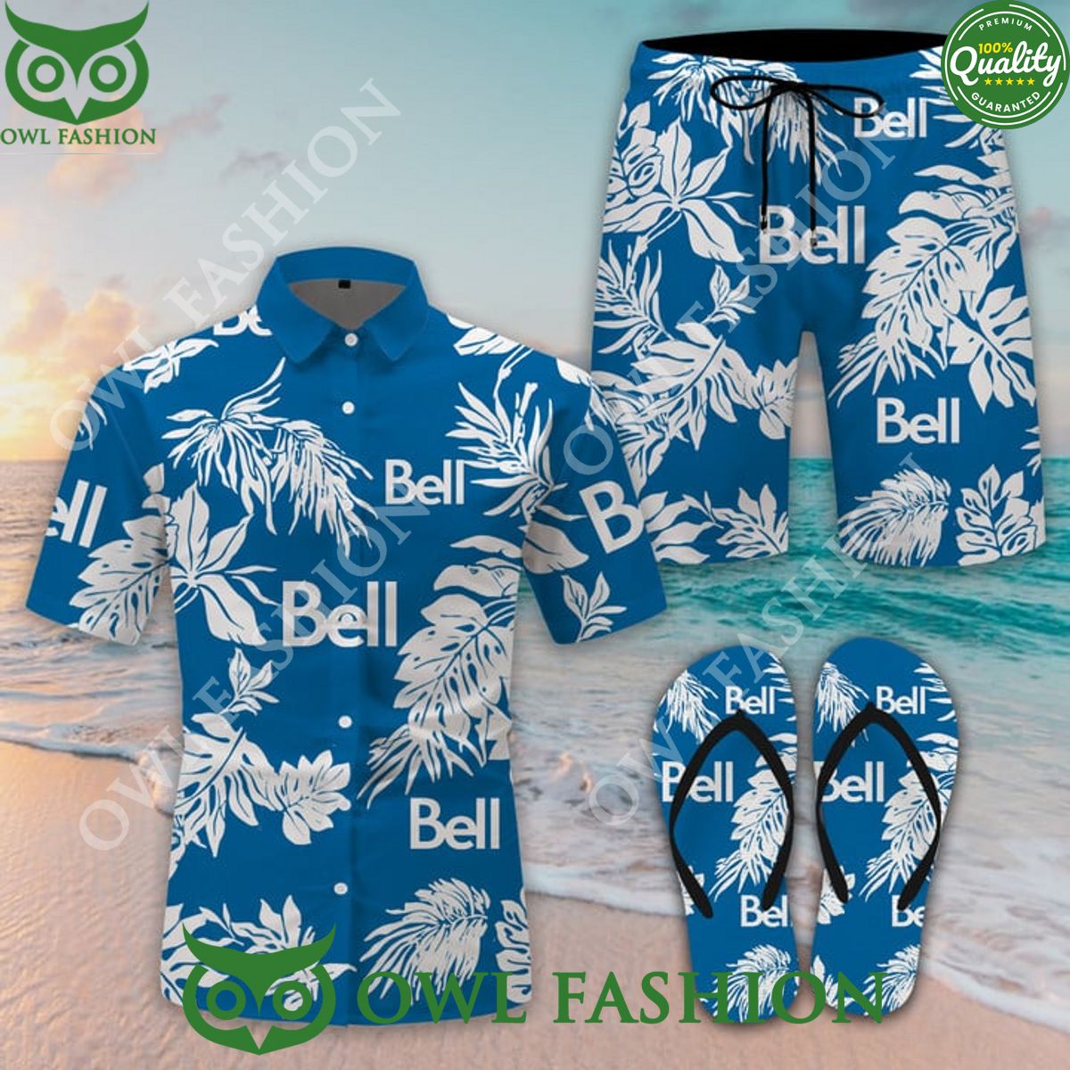 BLUE BELL CANADA FLIP FLOPS AND COMBO HAWAII SHORTS - Adult & Kids T-Shirts, Sweatshirts & Hoodies apparel design preview 1
