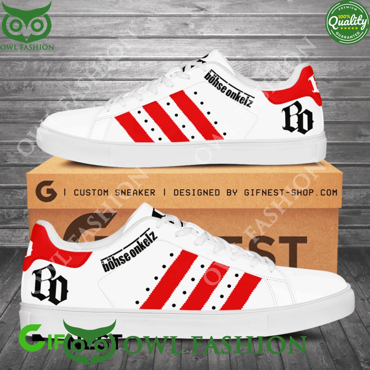 BOHSE ONKELZ Rock Band Stan smith Shoes Limited - Adult & Kids T-Shirts, Sweatshirts & Hoodies apparel design preview 1