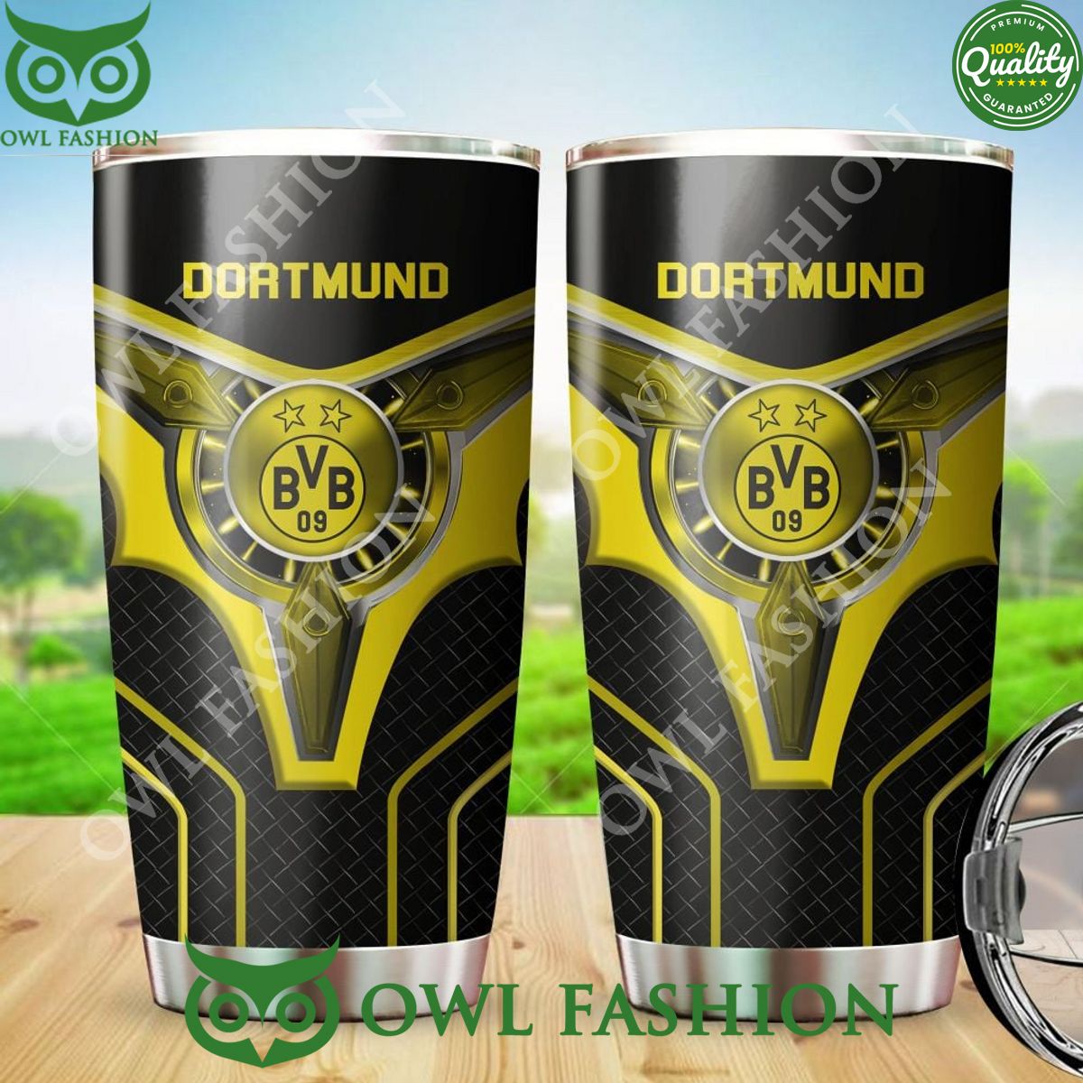 Borussia Dortmund Robot Pattern Football Bundesliga - Adult & Kids T-Shirts, Sweatshirts & Hoodies apparel design preview 1