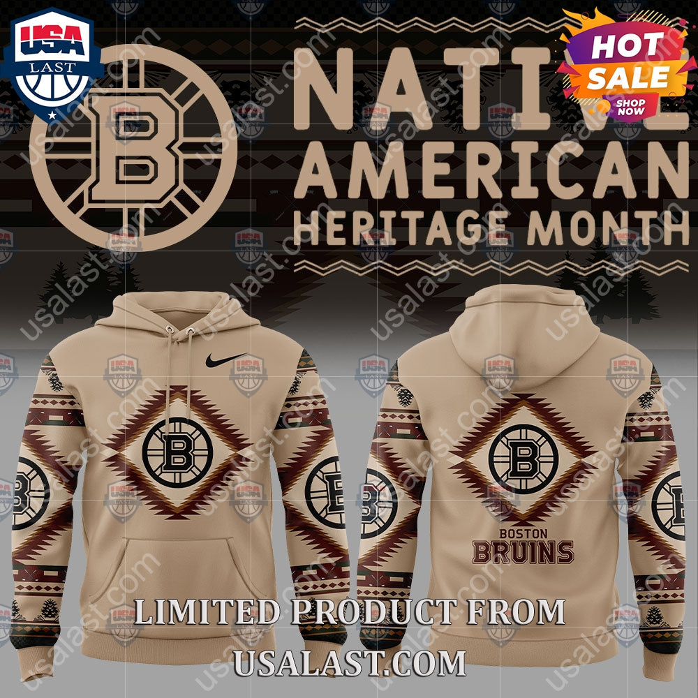 Boston Bruins NHL Native American Heritage Month - Adult & Kids T-Shirts, Sweatshirts & Hoodies apparel design preview 1
