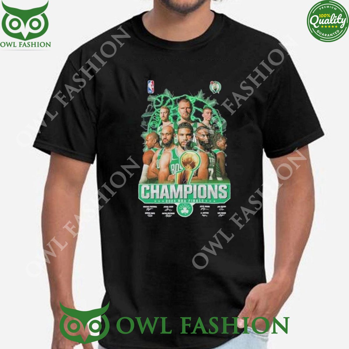 Boston Celtics Basketball Team 2024 Nba Finals - Adult & Kids T-Shirts, Sweatshirts & Hoodies apparel design preview 1