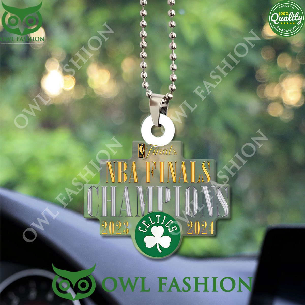 Boston Celtics Custom Shape NBA Champion 2023 2024 - Adult & Kids T-Shirts, Sweatshirts & Hoodies apparel design preview 1