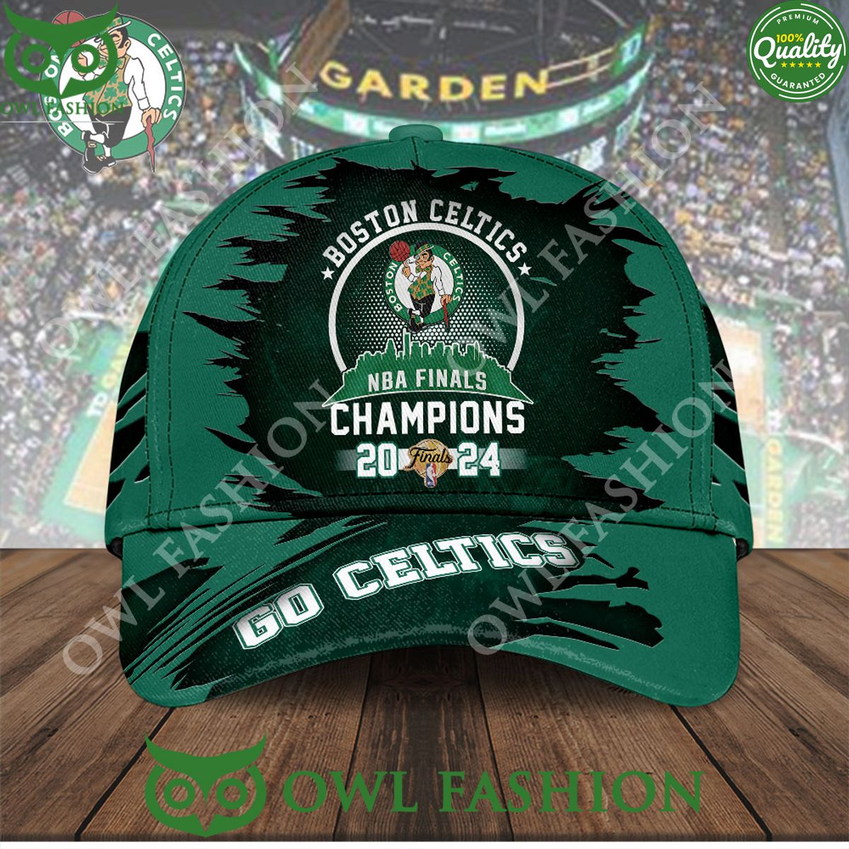 Boston Celtics NBA Finals Champion 2024 Classic Cap - Adult & Kids T-Shirts, Sweatshirts & Hoodies apparel design preview 1