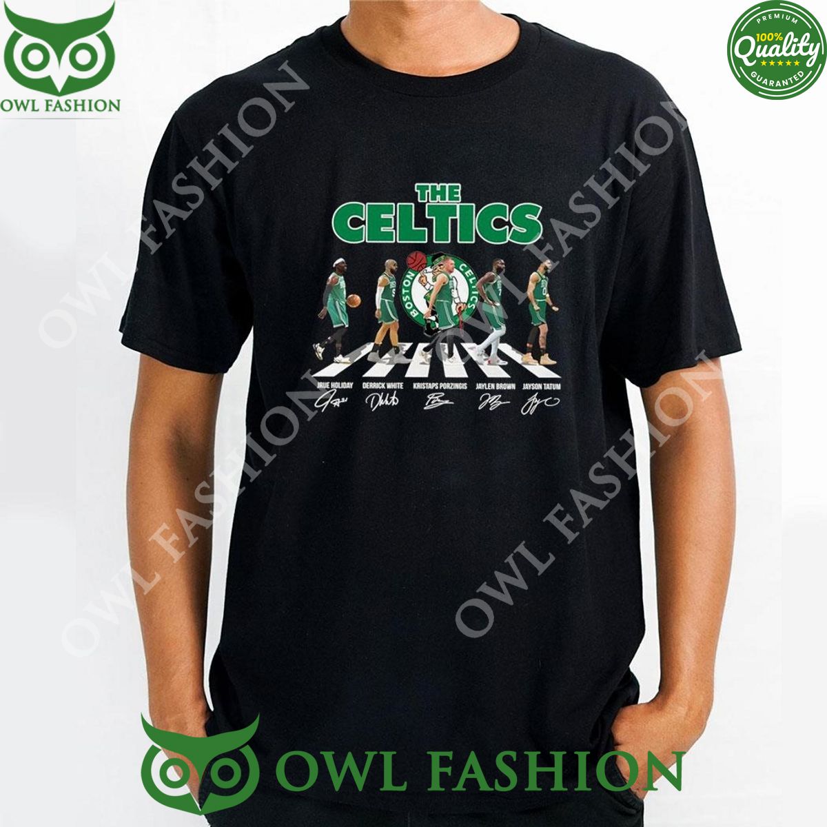 Boston Celtics The Legends All Generation Abbey Road - Adult & Kids T-Shirts, Sweatshirts & Hoodies apparel design preview 1