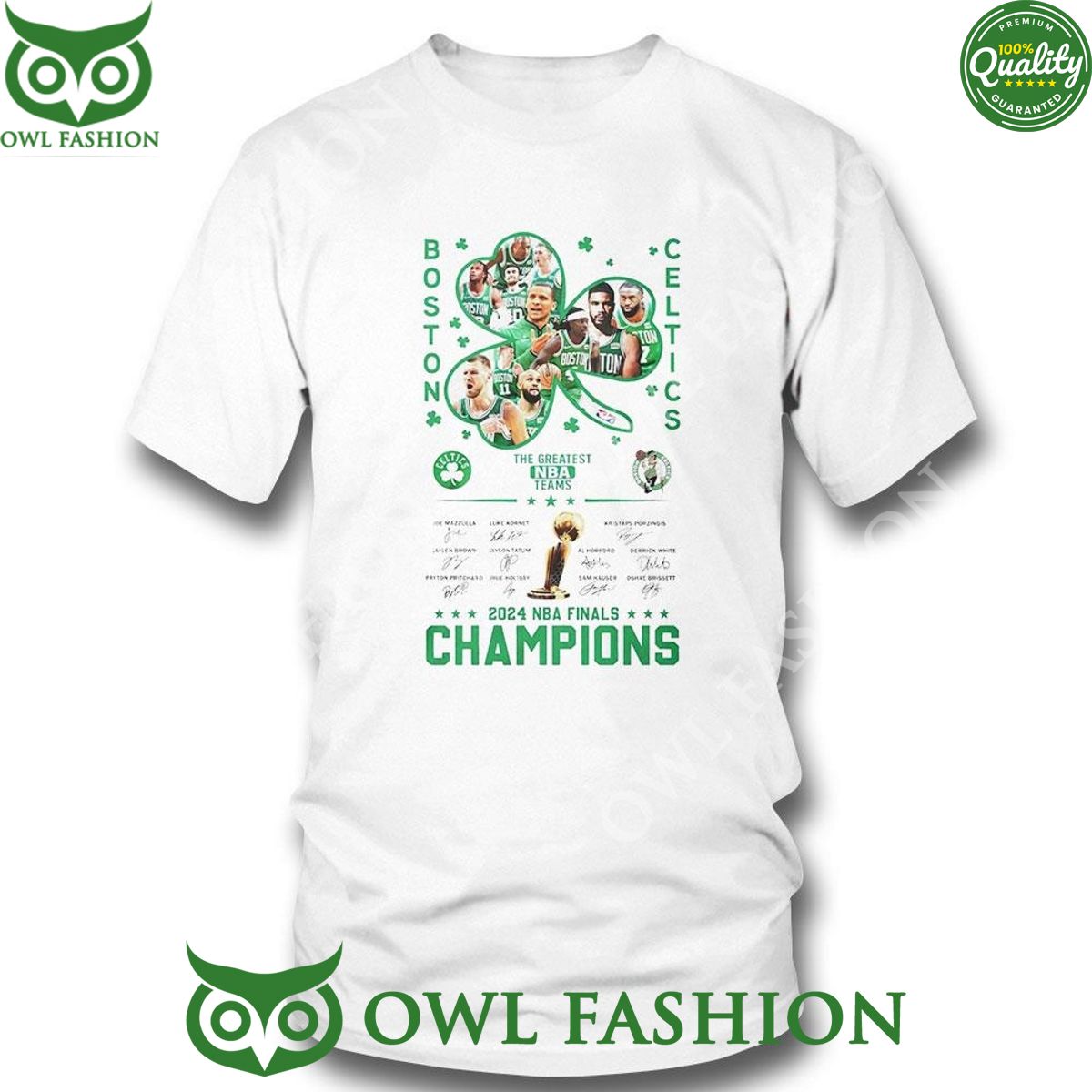 Boston Celtics The Greatest Nba Teams 2024 Finals - Adult & Kids T-Shirts, Sweatshirts & Hoodies apparel design preview 1