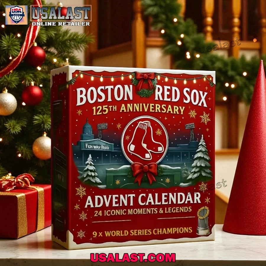 Boston Red Sox 125th Anniversary Advent Calendar - Adult & Kids T-Shirts, Sweatshirts & Hoodies apparel design preview 1