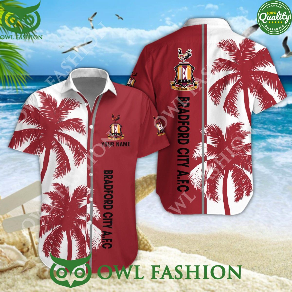 Bradford City League One EFL 2024 Limited Coconut - Adult & Kids T-Shirts, Sweatshirts & Hoodies apparel design preview 1