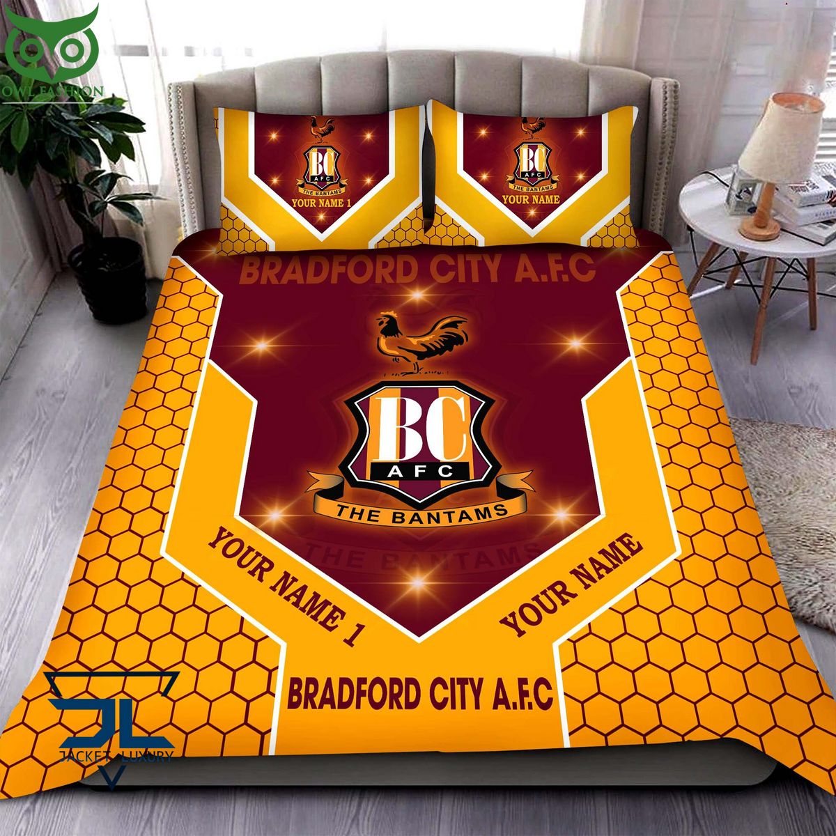 Bradford City Personalized EFL Bedding Set - Adult & Kids T-Shirts, Sweatshirts & Hoodies apparel design preview 1