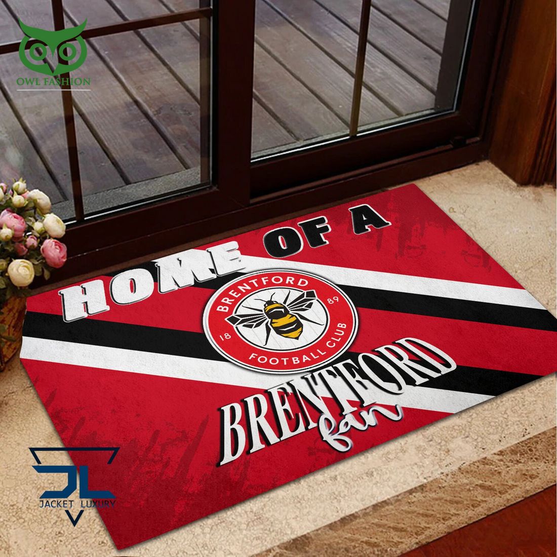 Brentford FC Premier League Custom Doormat - Adult & Kids T-Shirts, Sweatshirts & Hoodies apparel design preview 1