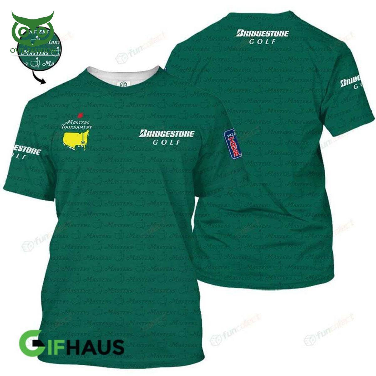 Bridgestone Golf Master Tournament Green 3D - Adult & Kids T-Shirts, Sweatshirts & Hoodies apparel design preview 1