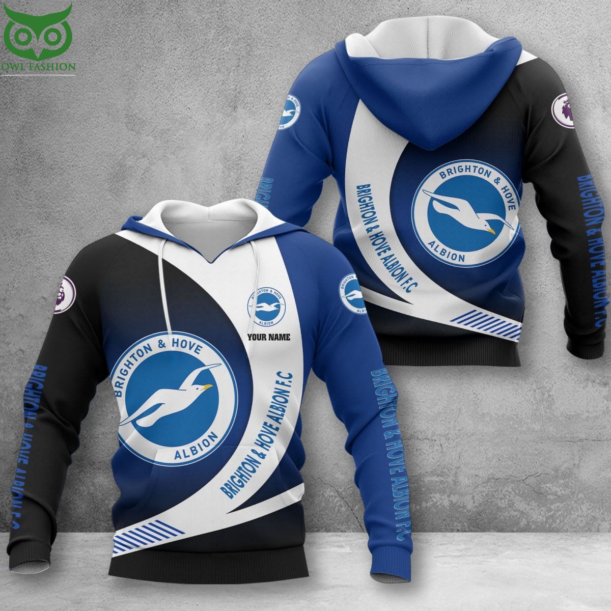 Brighton Hove Albion F.C Premier League - Adult & Kids T-Shirts, Sweatshirts & Hoodies apparel design preview 1