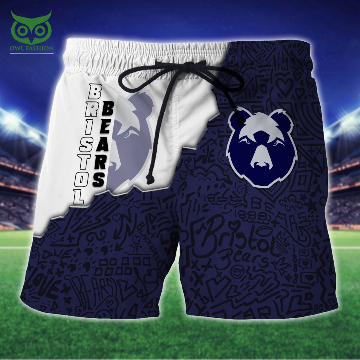 Bristol Bears Football Club Short - Adult & Kids T-Shirts, Sweatshirts & Hoodies apparel design preview 1