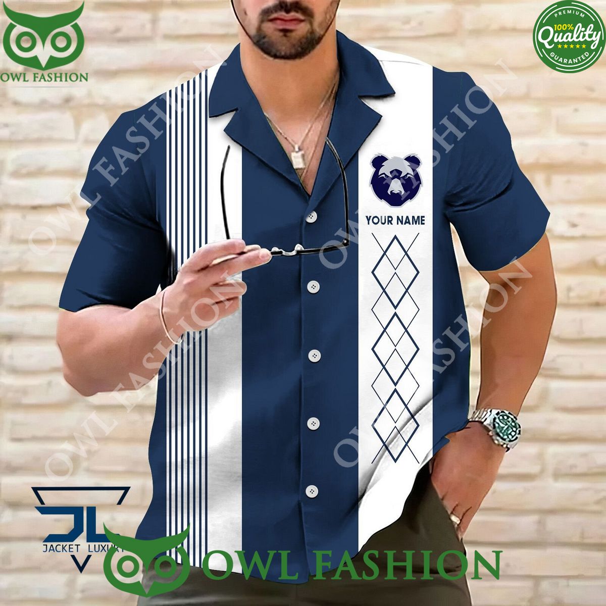 Bristol Bears Rugby Union Team Customized Hawaiian - Adult & Kids T-Shirts, Sweatshirts & Hoodies apparel design preview 1