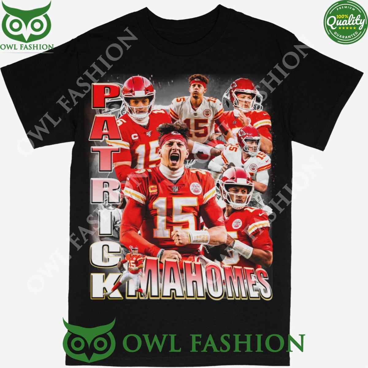 Broken Helmet Patrick Mahomes Kansas City Chiefs - Adult & Kids T-Shirts, Sweatshirts & Hoodies apparel design preview 1