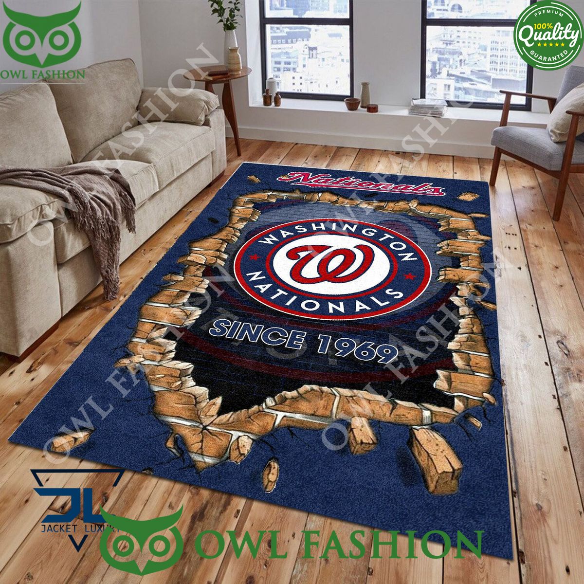 Broken Wall Washington Nationals MLB Baseball Team - Adult & Kids T-Shirts, Sweatshirts & Hoodies apparel design preview 1