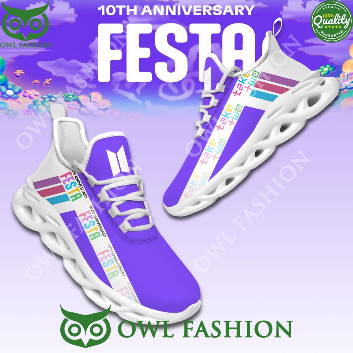 BTS 10th Anniversary Festa Max Soul - Adult & Kids T-Shirts, Sweatshirts & Hoodies apparel design preview 1