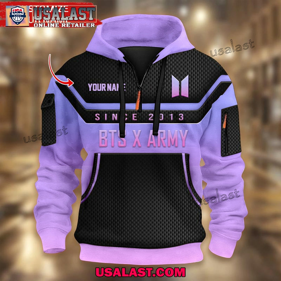 BTS x Army Since 2013 Custom Name Heavy - Adult & Kids T-Shirts, Sweatshirts & Hoodies apparel design preview 1
