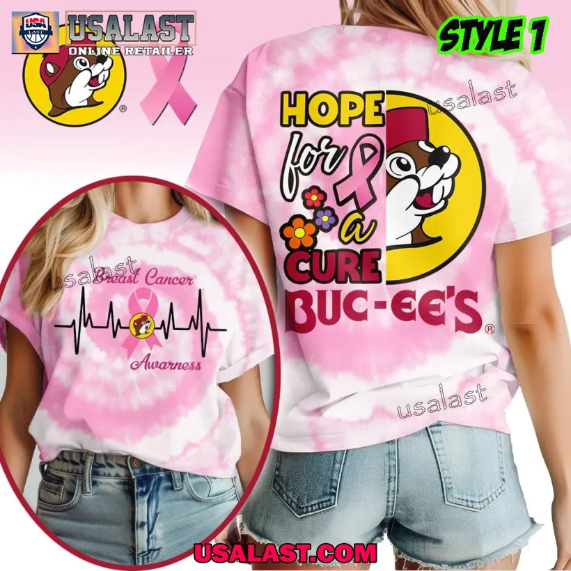 Buc-ee's Breast Cancer Awareness 3D - Adult & Kids T-Shirts, Sweatshirts & Hoodies apparel design preview 1