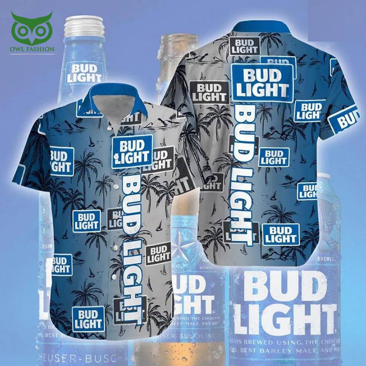 Bud Light Hawaiian Lager And Seltzer For The Night - Adult & Kids T-Shirts, Sweatshirts & Hoodies apparel design preview 1