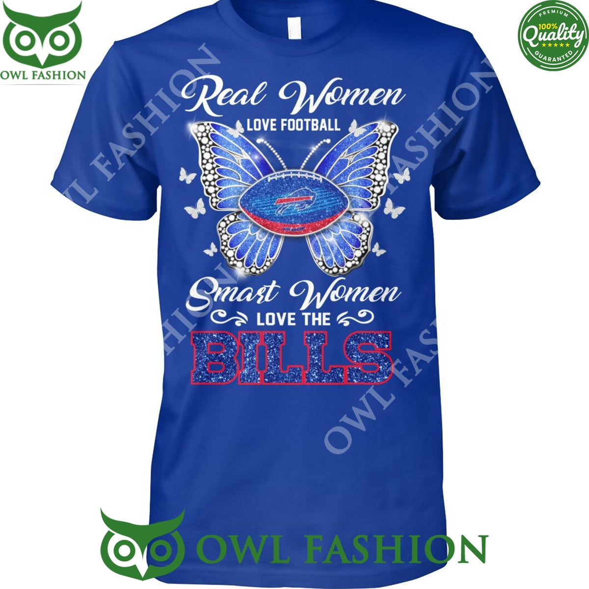 Real Women love football Smart the Bills Butterfly - Adult & Kids T-Shirts, Sweatshirts & Hoodies apparel design preview 1