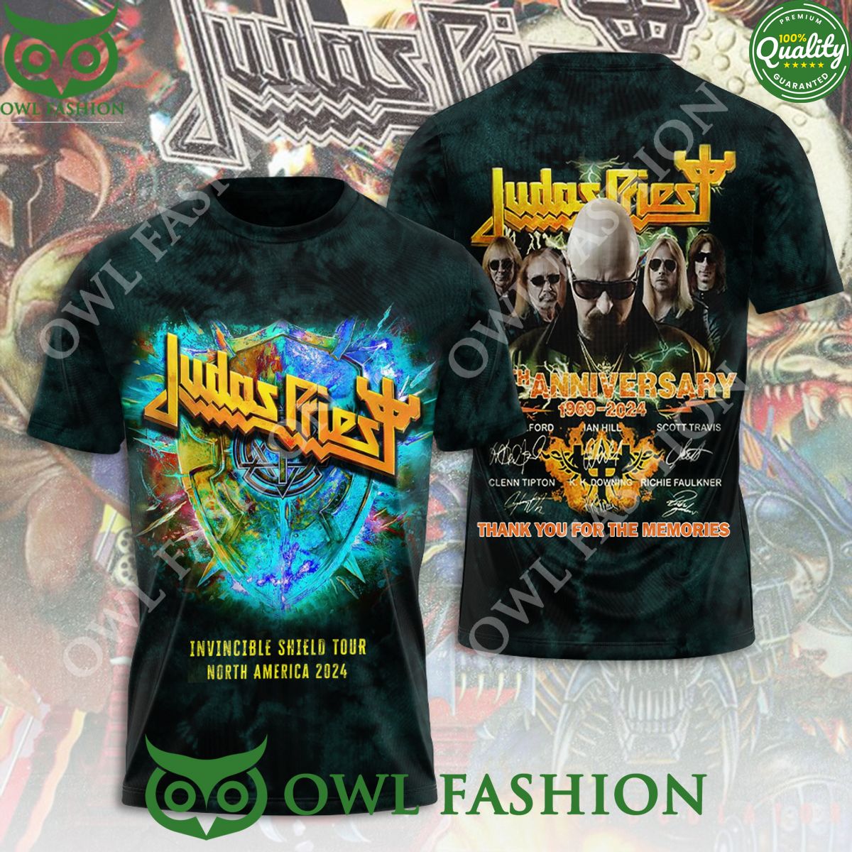 Judas Priest Own the west NF Division Champions 2024 - Adult & Kids T-Shirts, Sweatshirts & Hoodies apparel design preview 1