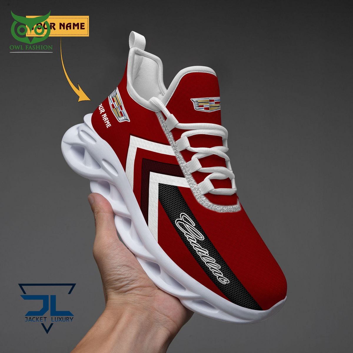 Cadilac Car Brand Logo Customized Max Soul Shoes - Adult & Kids T-Shirts, Sweatshirts & Hoodies apparel design preview 1