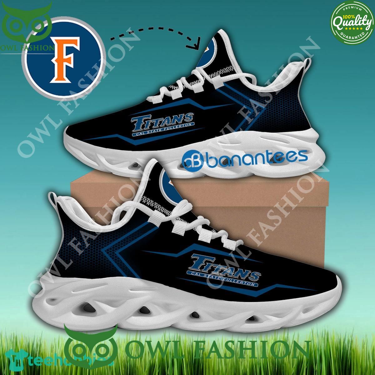Cal State Fullerton Titans basketball Max Soul Shoes - Adult & Kids T-Shirts, Sweatshirts & Hoodies apparel design preview 1