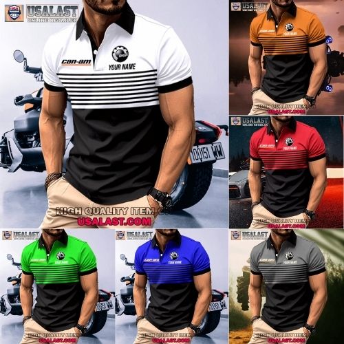 Can-Am Custom Name Men Polo - Adult & Kids T-Shirts, Sweatshirts & Hoodies apparel design preview 1