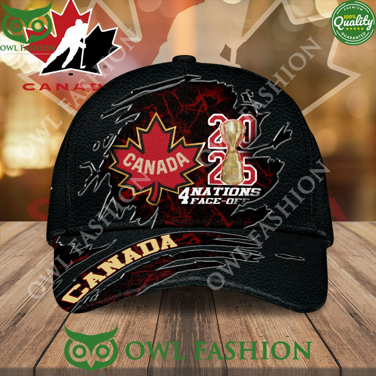 Canada ice hockey tournament 2025 4 Nations Face Off - Adult & Kids T-Shirts, Sweatshirts & Hoodies apparel design preview 1