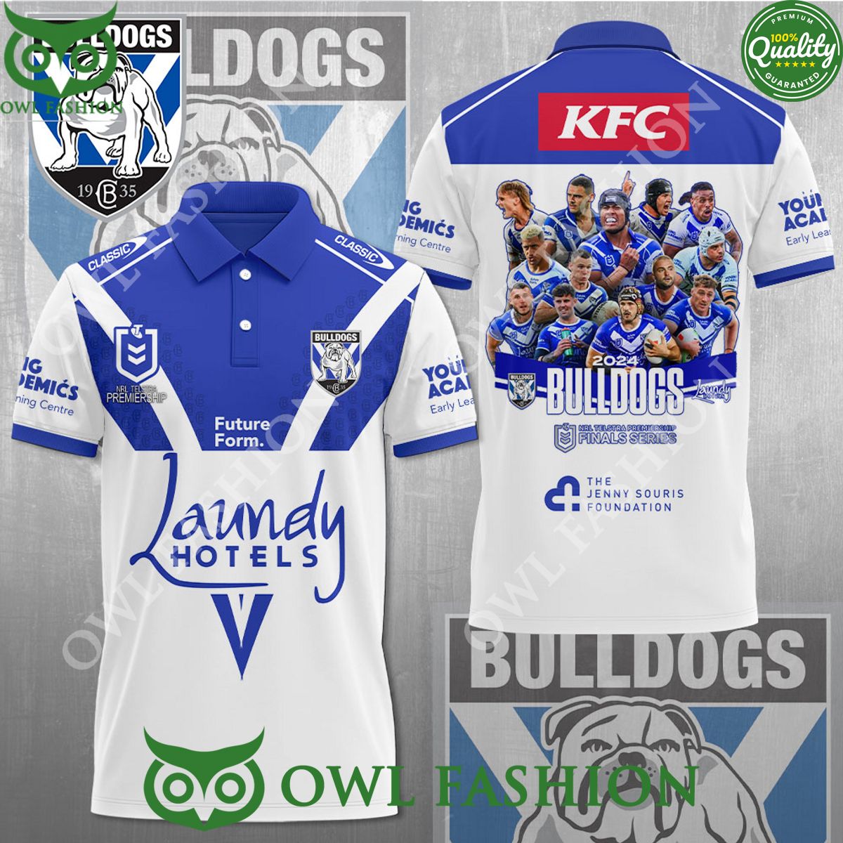 Canterbury-Bankstown Bulldogs Future Form Laundry - Adult & Kids T-Shirts, Sweatshirts & Hoodies apparel design preview 1