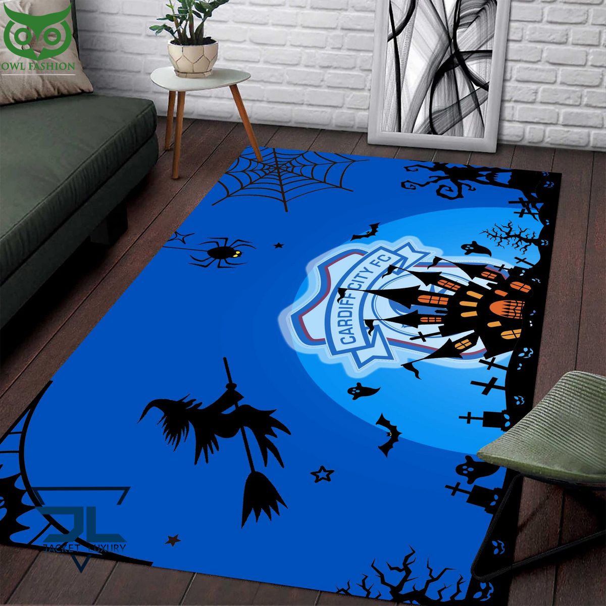 Cardiff City F.C EFL New Carpet Rug - Adult & Kids T-Shirts, Sweatshirts & Hoodies apparel design preview 1