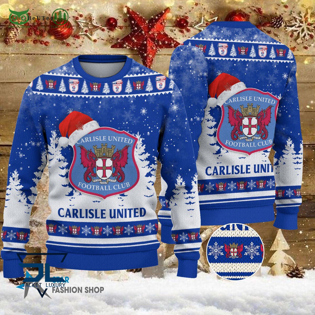 Carlisle United EFL English Football League Premium - Adult & Kids T-Shirts, Sweatshirts & Hoodies apparel design preview 1