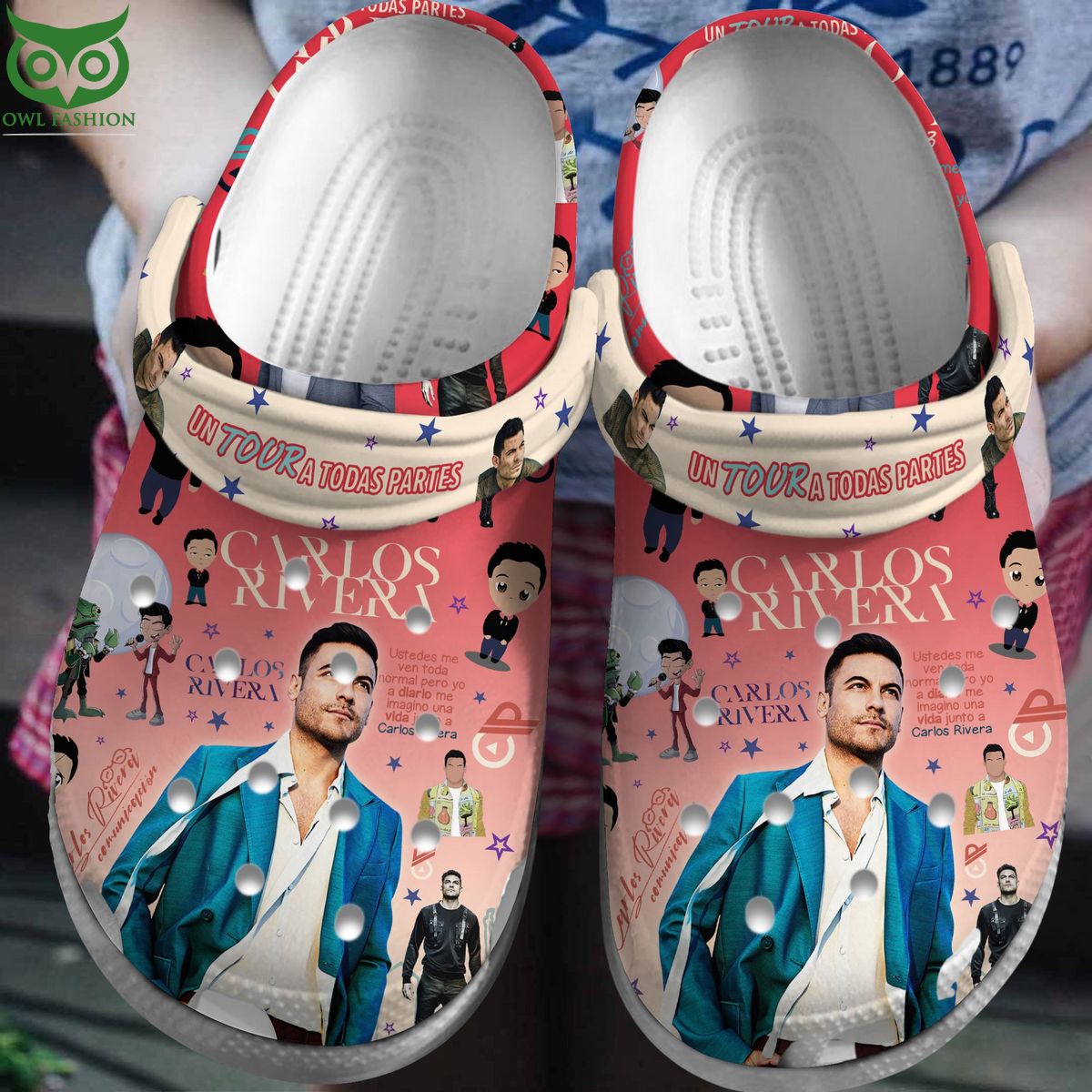 Carlos Rivera Singer Symbols Clogs - Adult & Kids T-Shirts, Sweatshirts & Hoodies apparel design preview 1