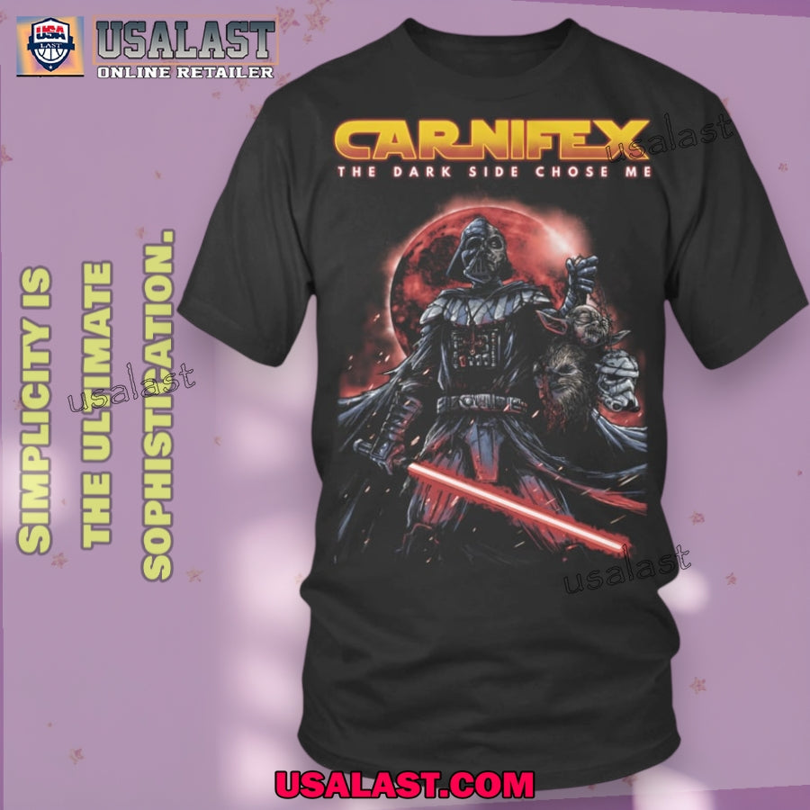 Carnifex The Dark Side Chose Me - Adult & Kids T-Shirts, Sweatshirts & Hoodies apparel design preview 1