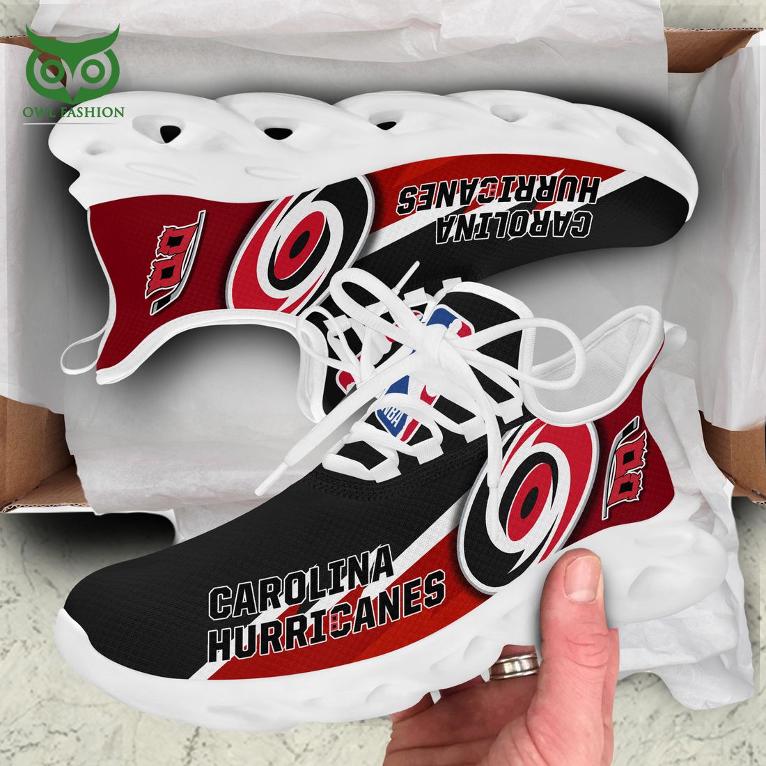 Carolina Hurricanes NHL Red Black Max Soul - Adult & Kids T-Shirts, Sweatshirts & Hoodies apparel design preview 1
