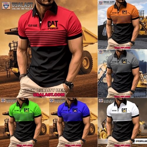 Caterpillar Custom Name Men Polo - Adult & Kids T-Shirts, Sweatshirts & Hoodies apparel design preview 1
