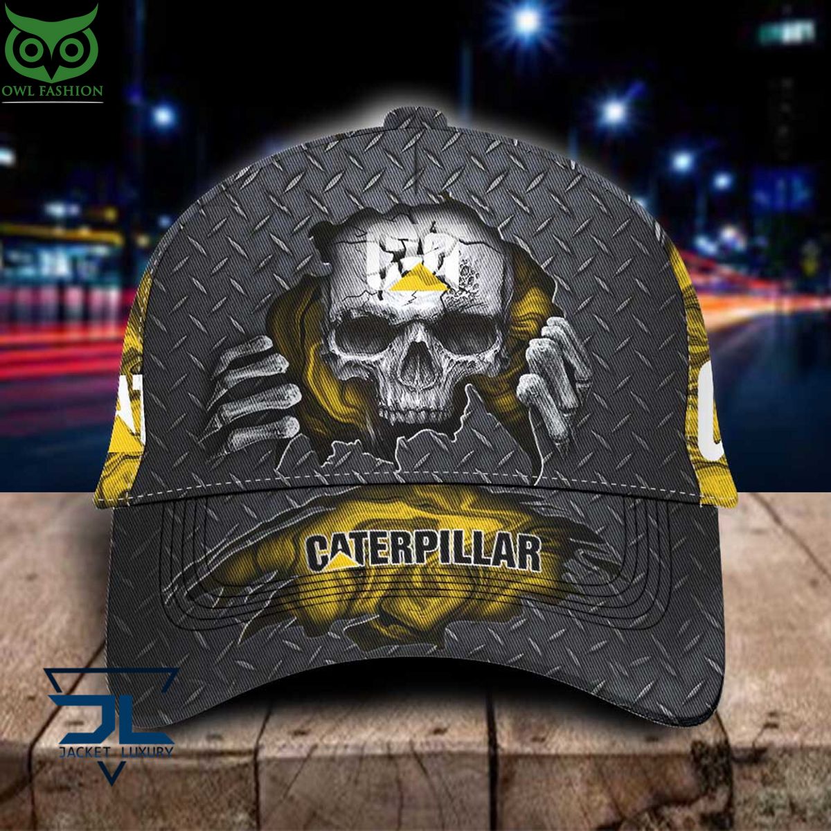 Caterpillar Inc Car Skull Metal Classic Cap - Adult & Kids T-Shirts, Sweatshirts & Hoodies apparel design preview 1